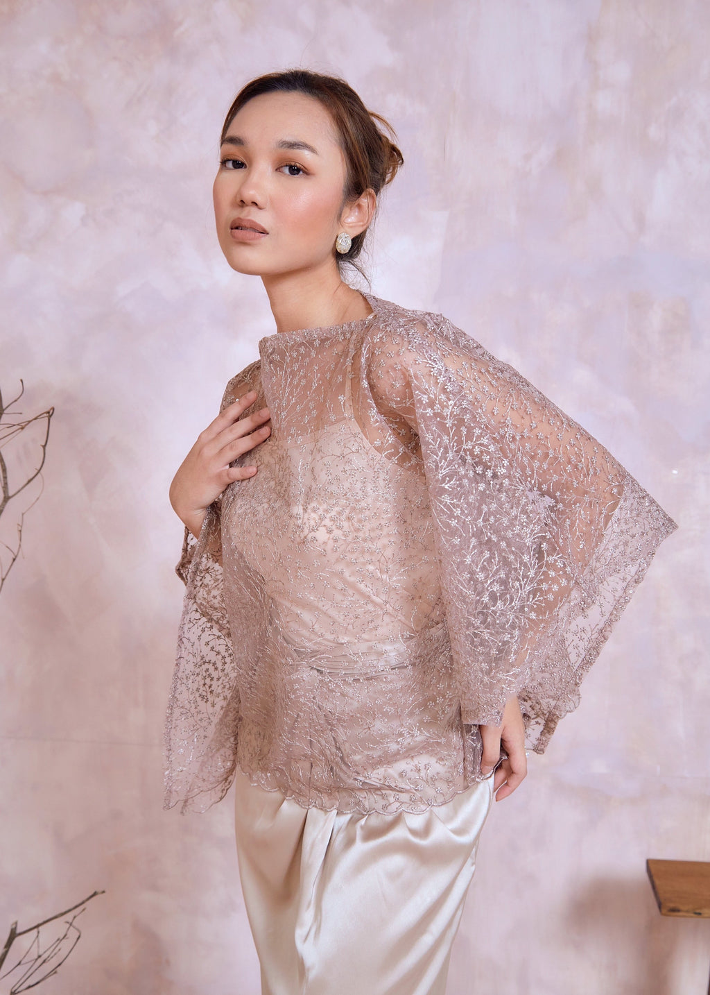 Rhea Set in Champagne Nude
