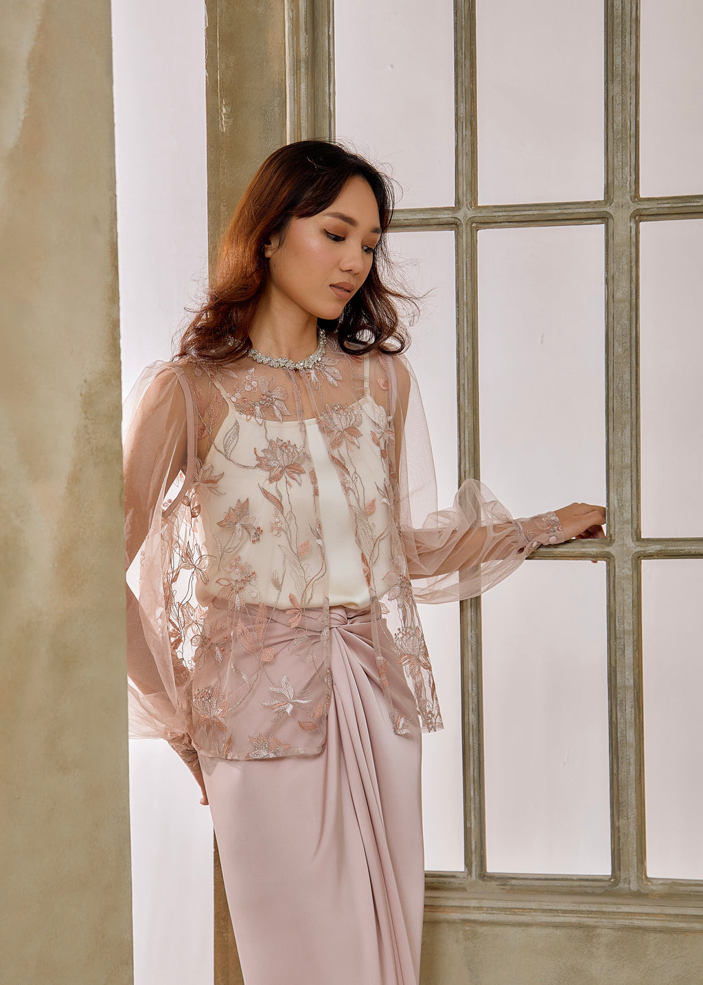 Naomi Set in Soft Blush
