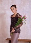 Reina Set in Brown Mauve