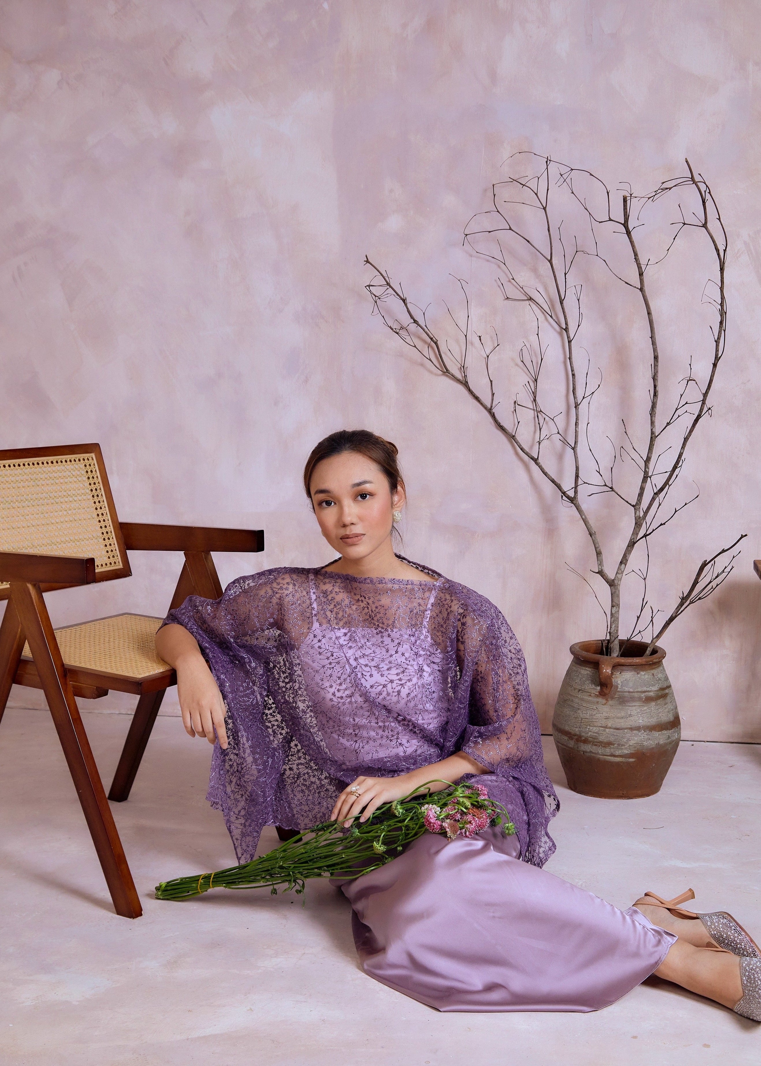 Rhea Set in Violet