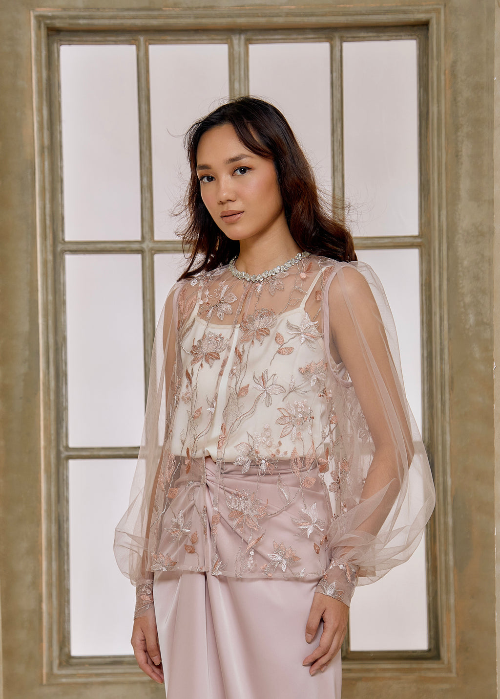 Naomi Set in Soft Blush