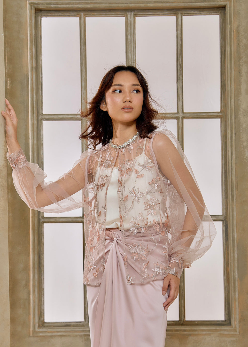 Naomi Set in Soft Blush